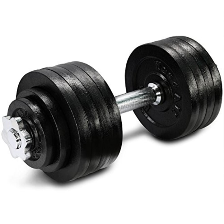 Yes4All Adjustable Dumbbells - 52.5 lb Dumbbell Weights (Single)