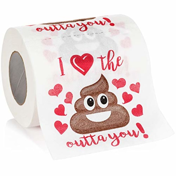 Maad Romantic Novelty Toilet Paper - Funny Gag Gift for Valentine&#039;s Day or Anniversary Present