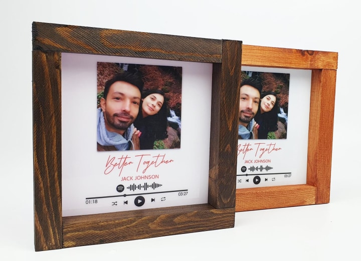 Farmhouse Framed Customized Spotify Song Plaque