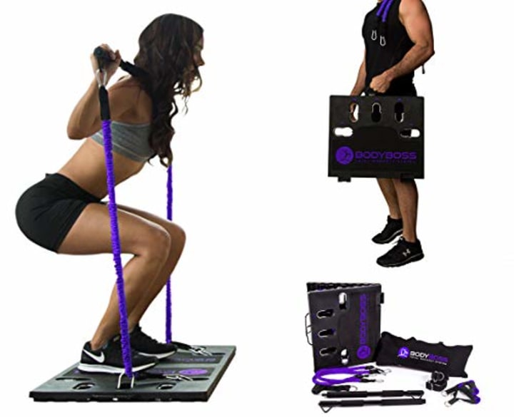 BodyBoss 2.0 Portable Home Gym Workout Package. Best Suspension Trainers 2021.