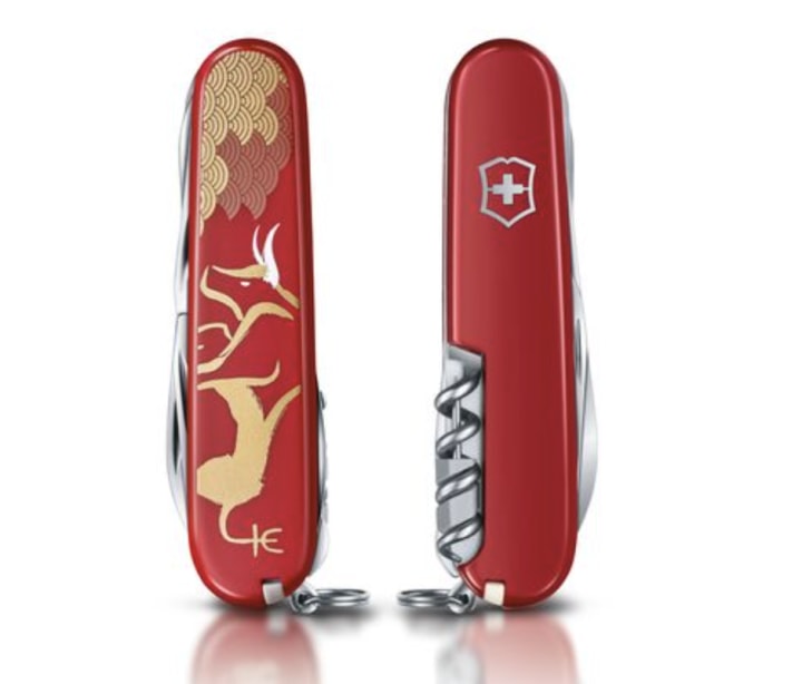Victorinox Swiss Army Huntsman "Year of the Ox" limited edition knife,  New and Notable: New products from Athleta, Knix, Away and more