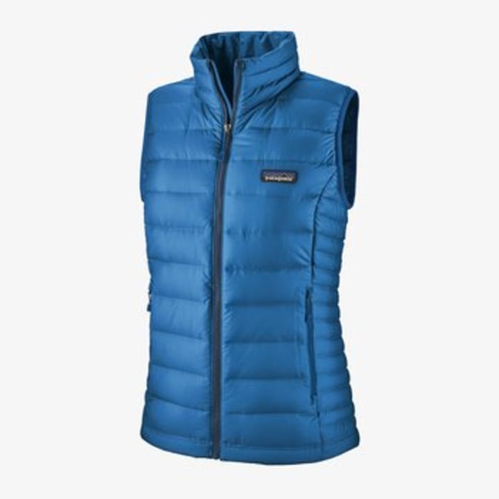 The Women's Down Sweater Vest is a Patagonia bestseller.