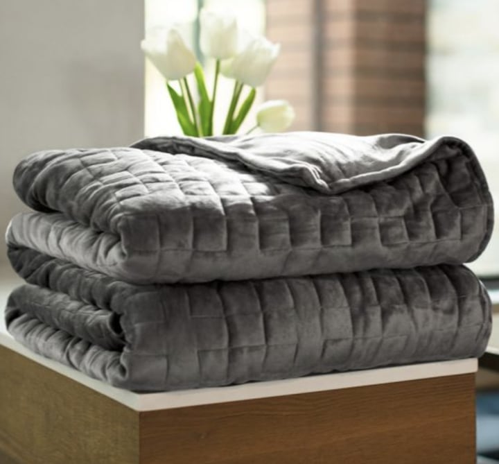 Onyx Weighted Bamboo Blanket