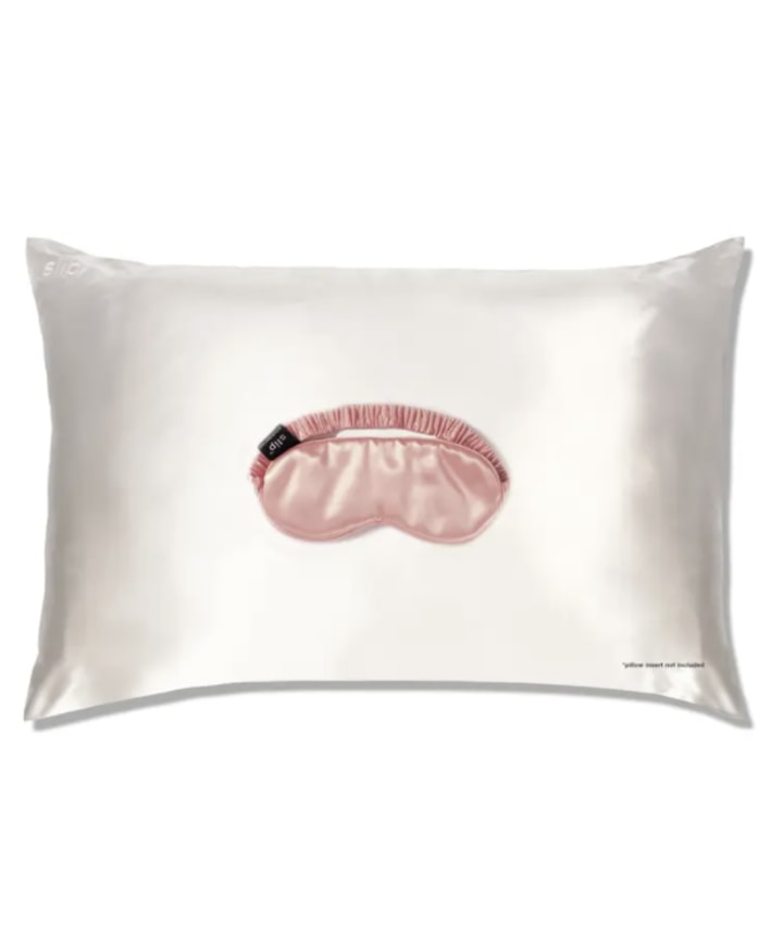 Slip Pillowcase and Sleep Mask Set