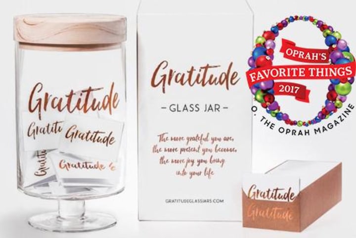 Gratitude Glass Jars