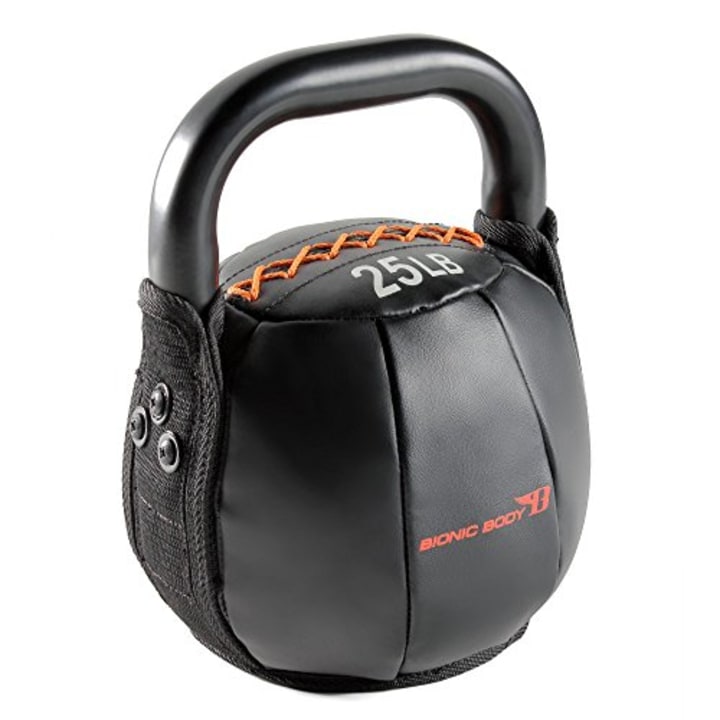 Bionic Body Soft Kettlebell with Handle - 10, 15, 20, 25, 30, 35, 40 lb. for Weightlifting, Conditioning, Strength and core Training