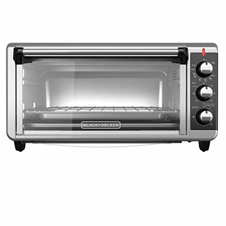 Black+Decker 8-Slice Extra wide Convection Countertop Toaster Oven is one of the best toasters of 2021.