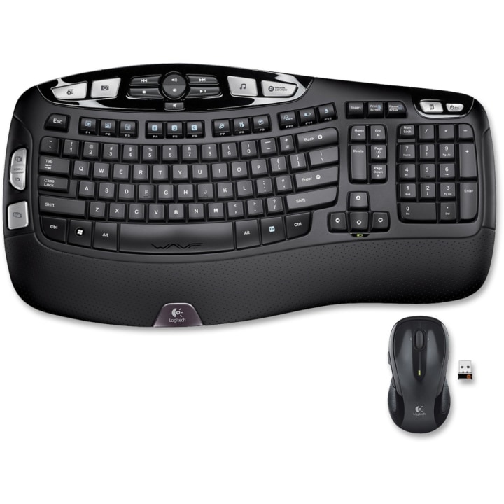 Logitech MK550 Wireless Wave Keyboard and Mouse Combo. Best laptop stands and ergonomic desktop accessories.