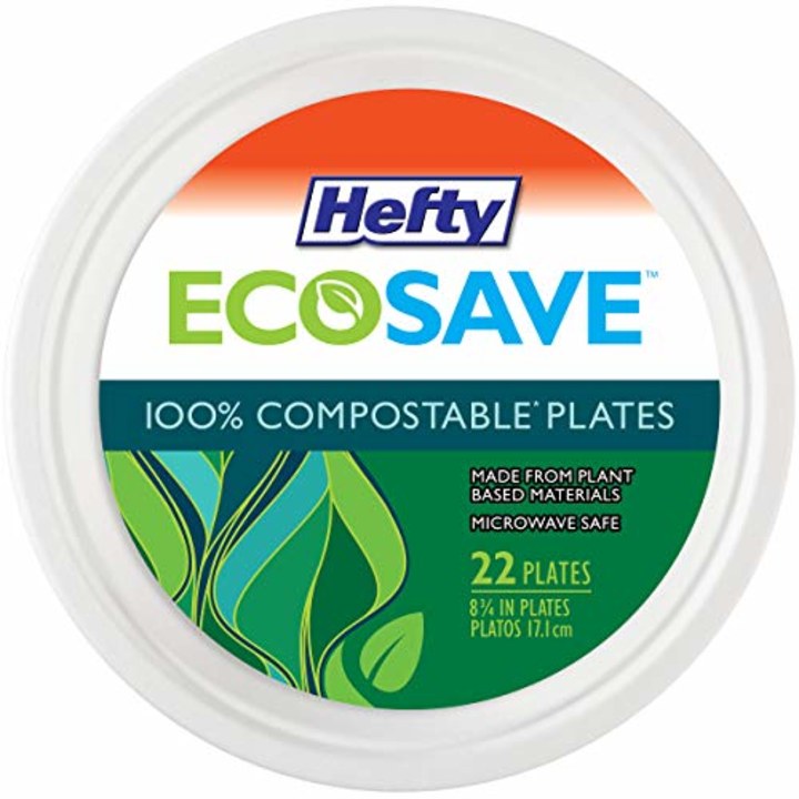 Hefty ECOSAVE Compostable Plates