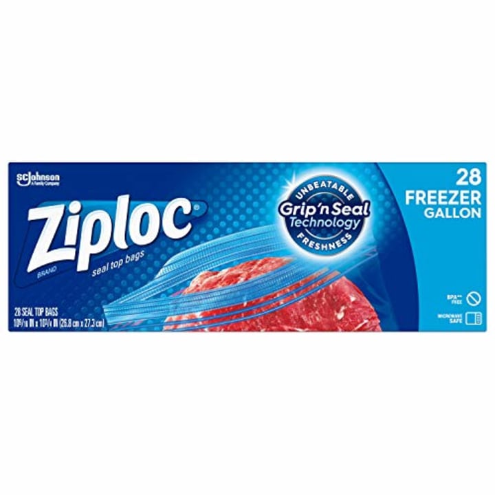 Ziploc Grip &#039;n Seal Freezer Bags
