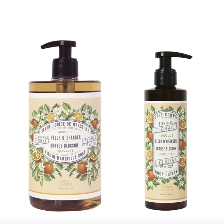 Panier Des Sens Orange Blossom Soap & Body Lotion Set