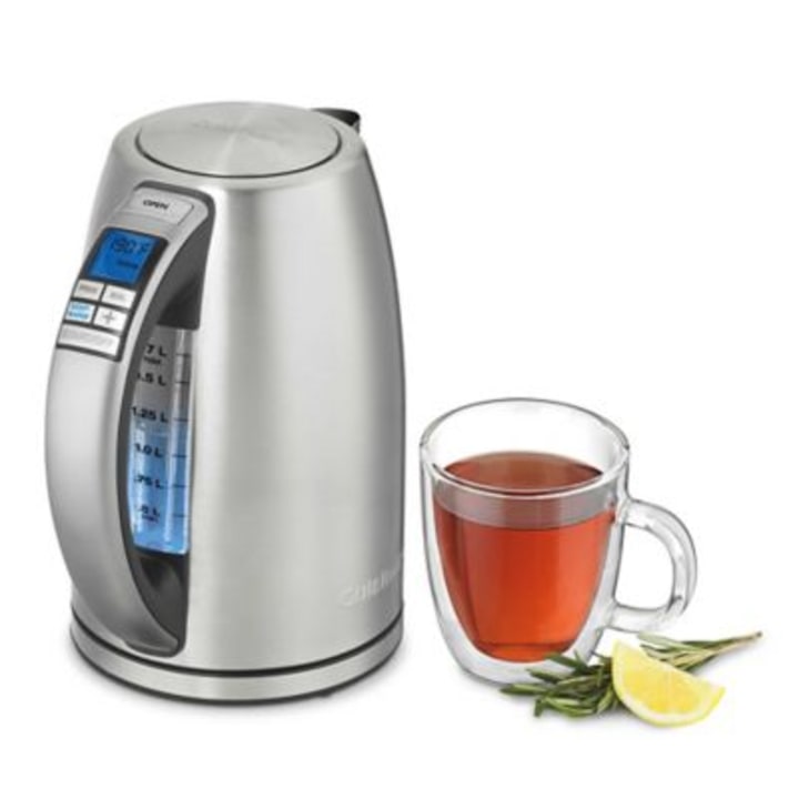 Cuisinart CPK-17 PerfecTemp 1.7-Liter Stainless Steel Cordless Electric kettle, 1.7 L, Silver