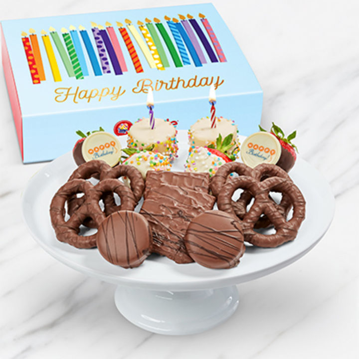 Chocolate-Dipped Birthday Box
