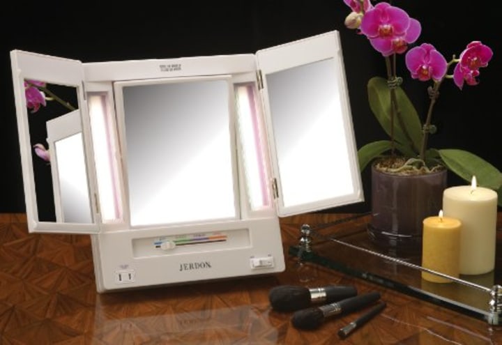 The 17 Best Lighted Makeup Mirrors Of, Jerdon Lighted Mirror Replacement Parts