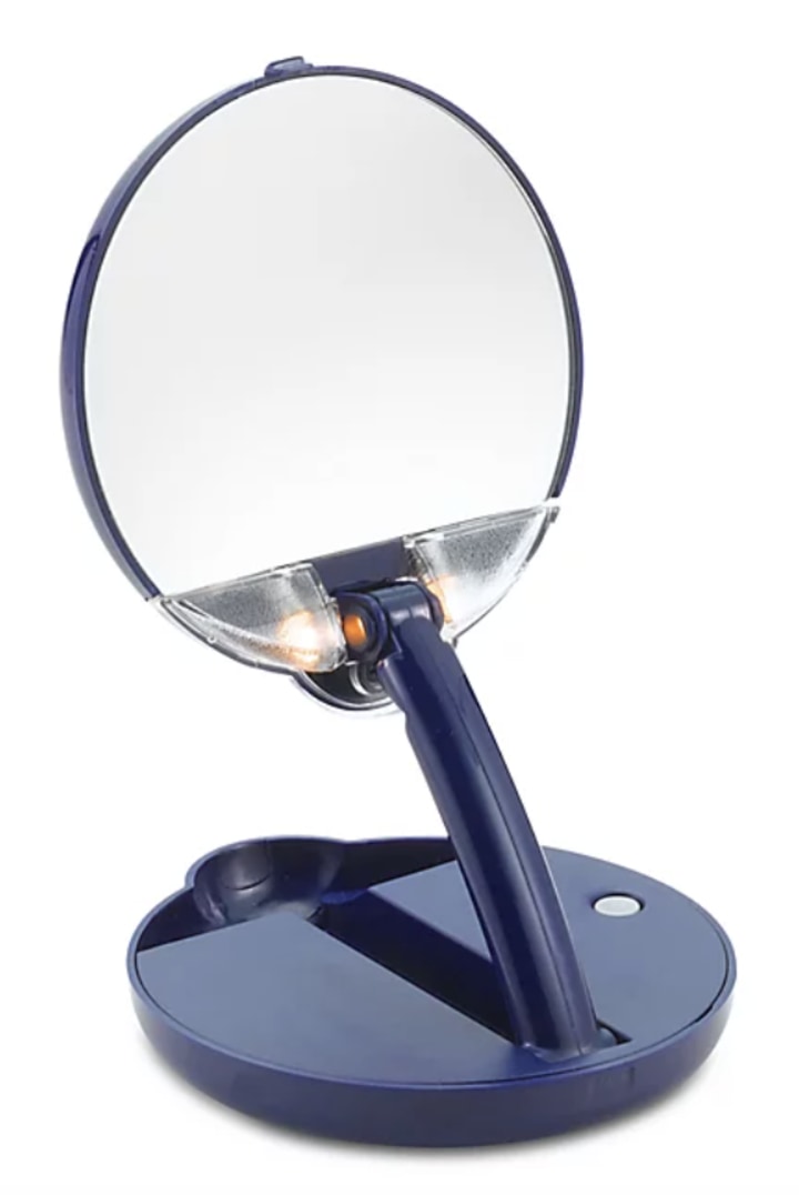 The 17 Best Lighted Makeup Mirrors Of, Best Travel Magnifying Mirror