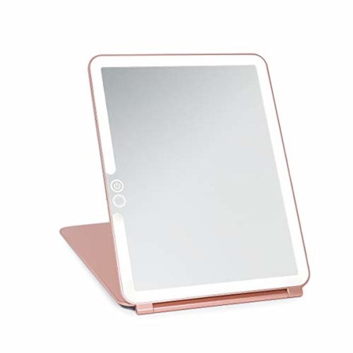 The 17 Best Lighted Makeup Mirrors Of 2021 Today The 17 Best Lighted Makeup Mirrors Of, Simplehuman Silver Tone Chrome Led Vanity Mirror