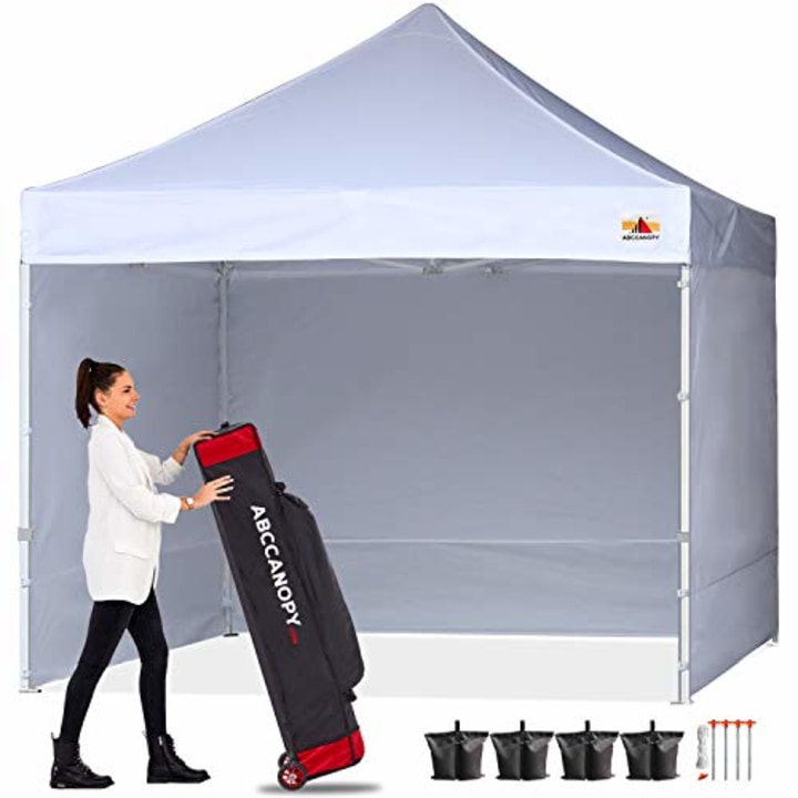 ABCCANOPY Tent Pop-Up with Sidewalls. 5 best canopy tents for outdoor gatherings in 2021