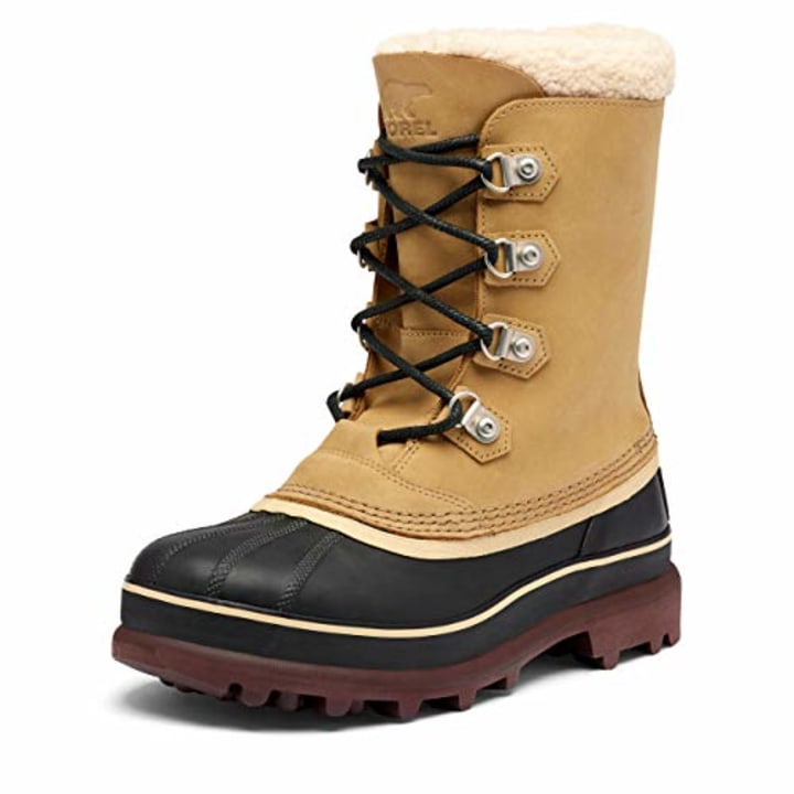 SOREL Caribou Stack Waterproof Snow Boot. Best snow shoes 2021.