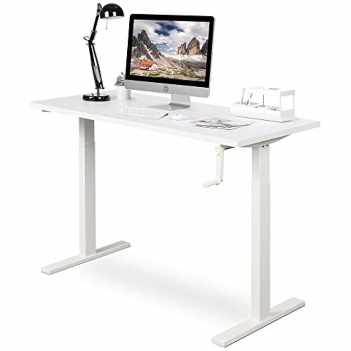 Devaise Adjustable Height Standing Desk. Best adjustable desks 2021.