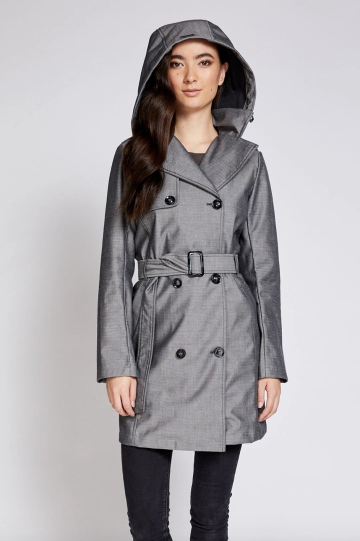 Waterproof trench womens clearance