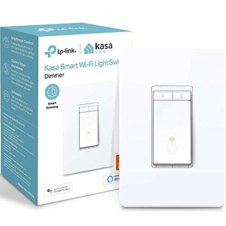 TP-Link Kasa Smart Wi-Fi Light Switch, Dimmer (HS220). How to make dumb appliances smart in 2021