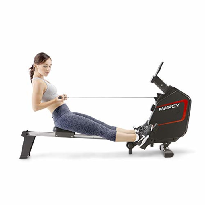 Marcy Foldable Magnetic Resistance Rowing Machine NS-6002RE - Adjustable Resistance and Transport Wheels. Best affordable rowers under $500
