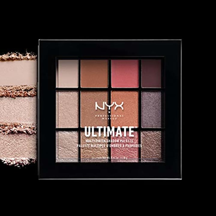 NYX PROFESSIONAL MAKEUP Ultimate Multi-Finish Shadow Palette, Eyeshadow Palette, Sugar High