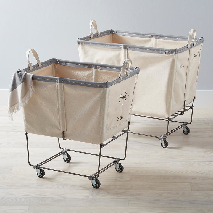 Steele Canvas Natural Laundry Cart