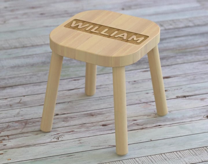 Stool, Step Stool, Name Stool, Kids Stool, Toddler Step Stool, Kids Step Stool, Wooden Step Stool, Wood Stool, Kids Name Stool, Personalized Stool, Toddler Gifts, Gifts for Kids, Custom Kid Gifts