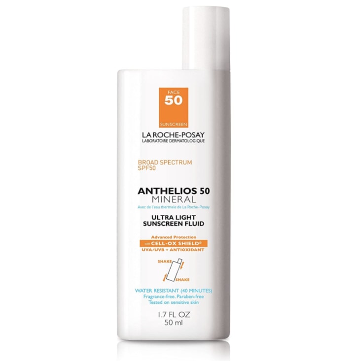 The La Roche-Posay Anthelios Mineral Ultra Light Sunscreen is FSA-eligible.