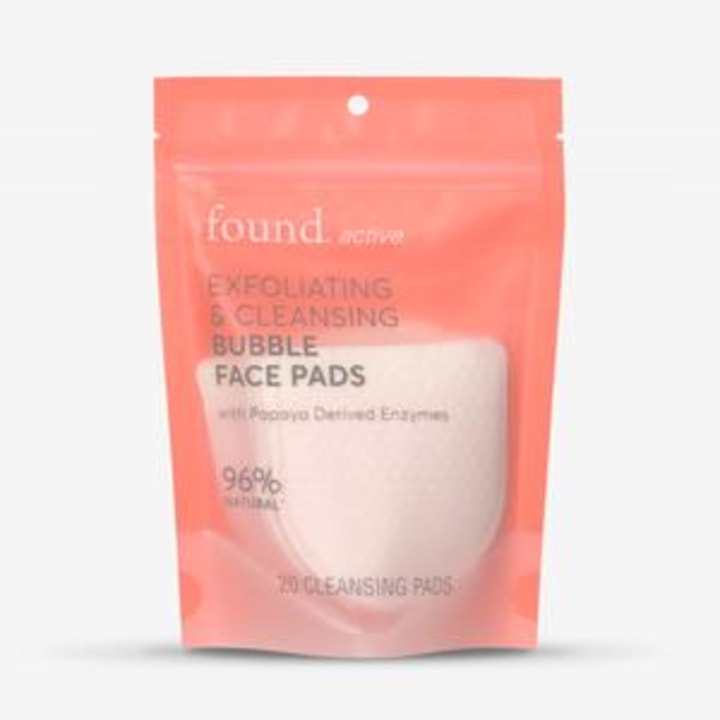 Found Active Exfoliating &amp; Cleansing Bubble Face Pads