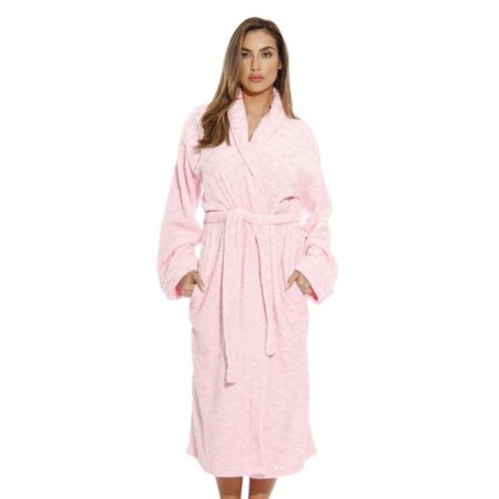 Just Love Kimono Robe Bath Robes for Women 6312-White-XS