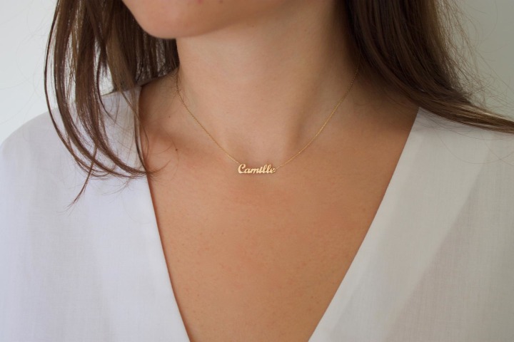 Gothic Name Necklace | Name Necklace | Personalized Necklace | Custom Name Necklace | Personalized Name Necklace | Gold Name Necklace