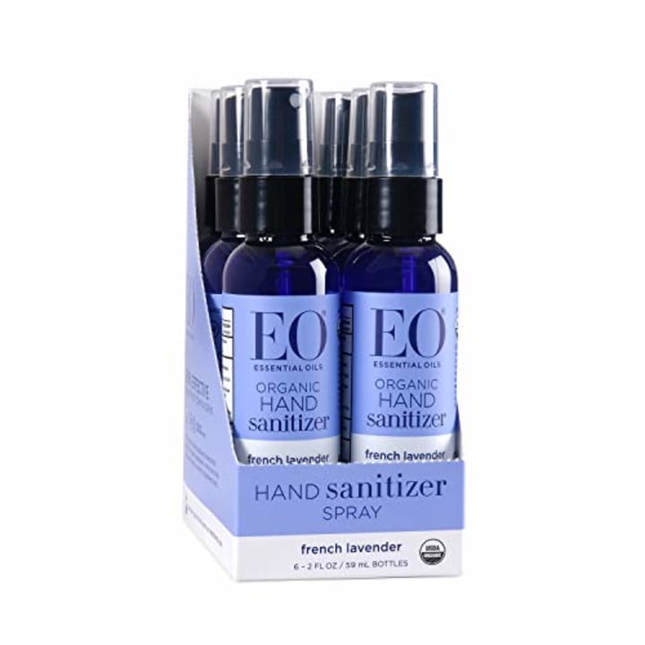 EO Hand Sanitizer Lavender Gel. Best travel-sized hand sanitizers 2021.