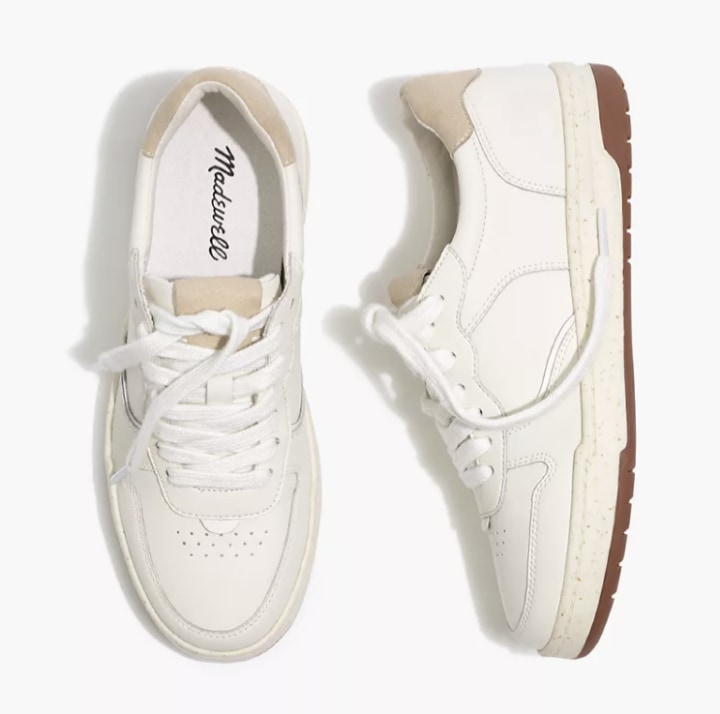 Madewell Court Sneaker. New and notable launches this week.