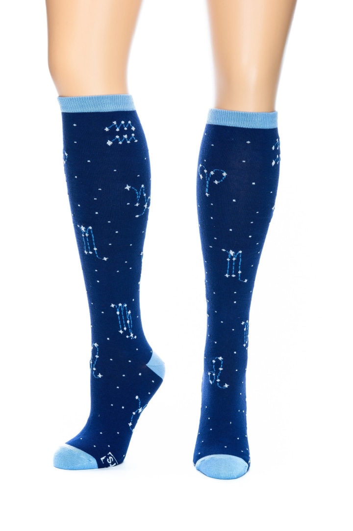 The ShizKnits Zodiac Constellations Women&#039;s Funky Knee High Socks