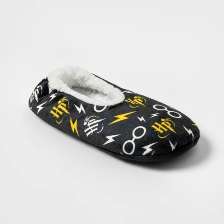 Women&#039;s Harry Potter Pull-On Slipper Socks - Black