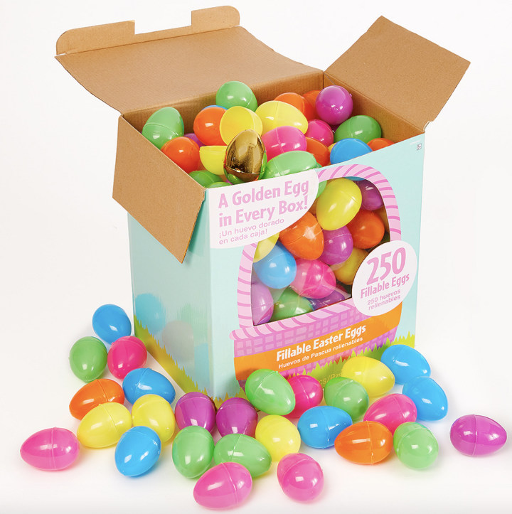Plastic Fillable Easter Eggs