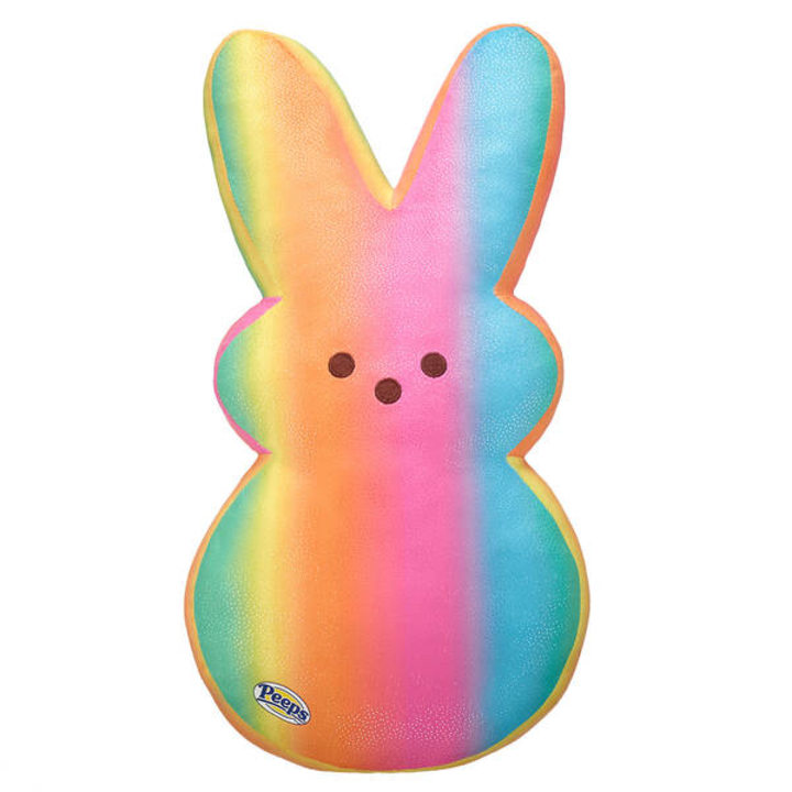 Peeps Plush Easter Bunny Rabbit Yellow W Polka Dots 17” Stuffed Spring 2021 for sale online 