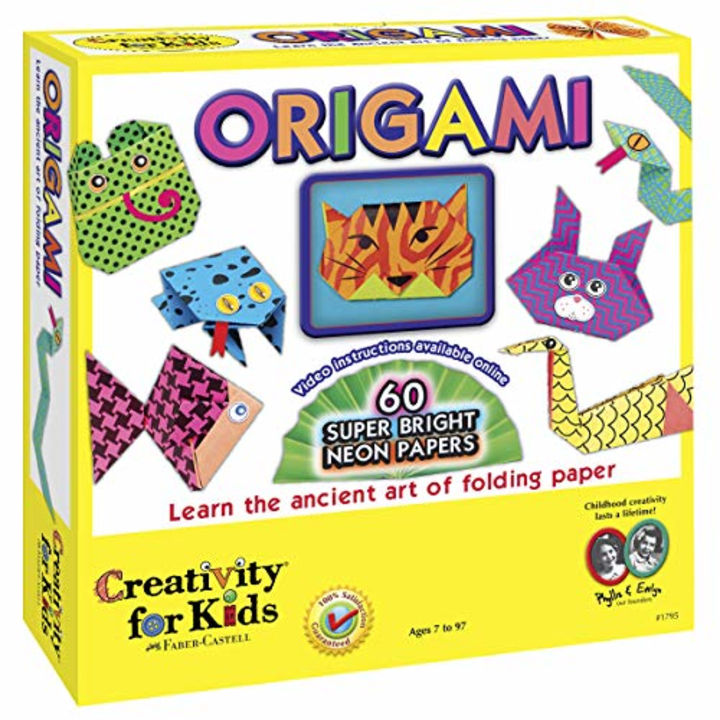 Creativity for Kids Origami - Origami for Beginners, 60 Bright Origami Papers