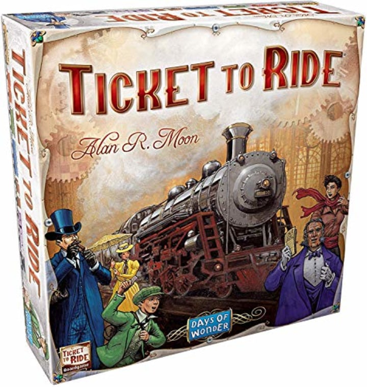 Ticket to Ride. Best board games to play in 2021.