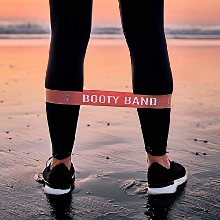 Tone it Up Booty Bands (Rose, Dusty Blue) Heavy Duty Resistance Bands for Tone Legs and Booty, Versatile Exercise Workout Bands for Stretching, Yoga Training and More, Pack of 2