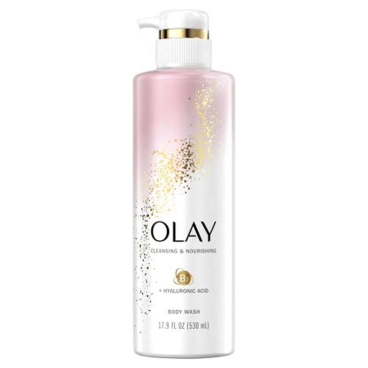Olay Nourishing Body Wash for Women with Hyaluronic Acid, 17.9 fl oz