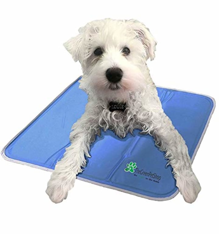 TheGreenPetShop Dog Cooling Mat. Best outdoor dog beds in 2021.