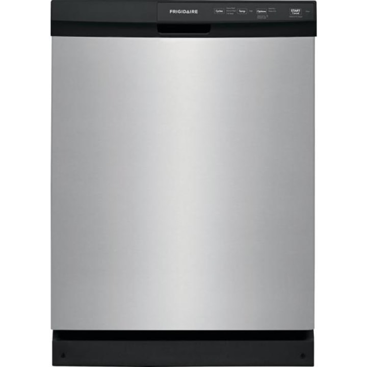 Frigidaire - 24&quot; Front Control Tall Tub Built-In Dishwasher - Stainless steel. Best Dishwasher.