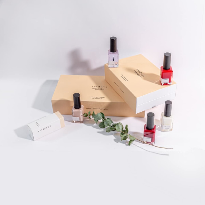 Wellness Gift Box of 3 with Top &amp; Base Coat