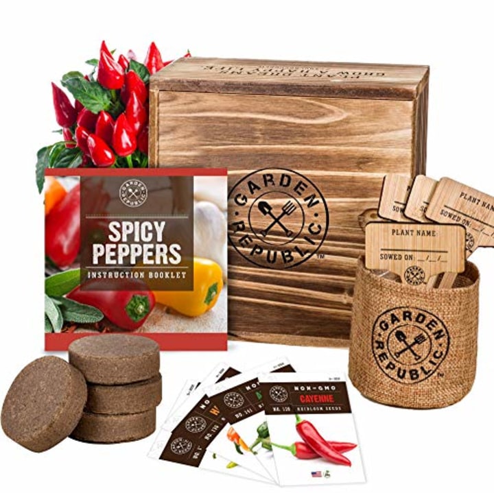 Indoor Garden Pepper Seed Starter Kit