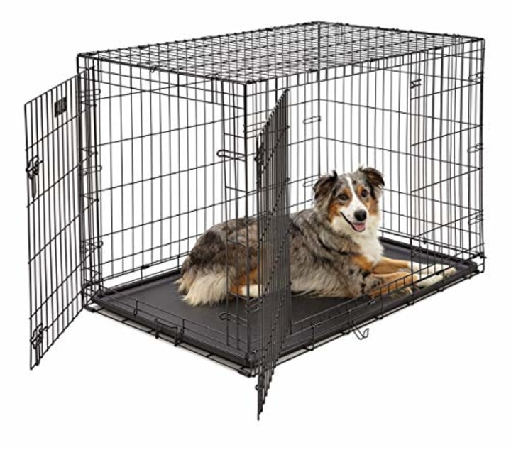 Midwest Large Double Door iCrate. Best dog crates in 2021.