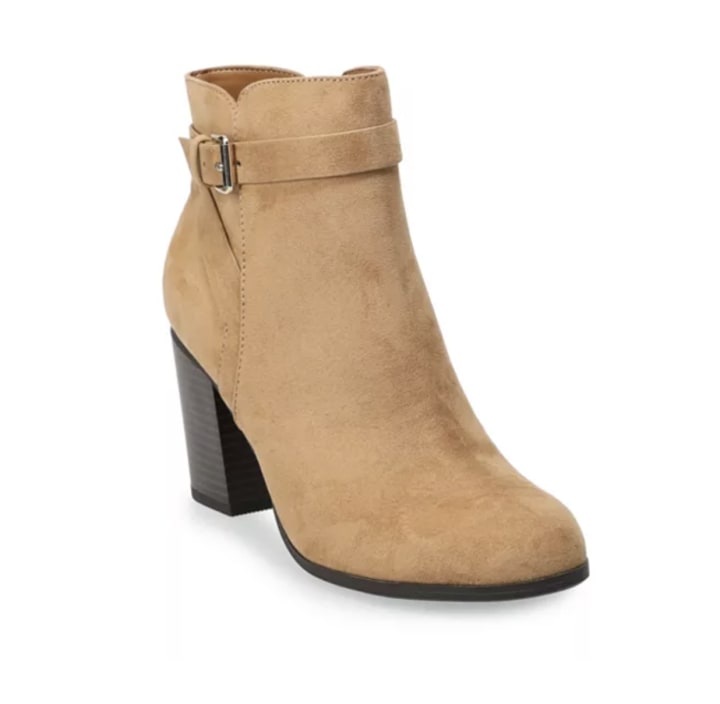 LC Lauren Conrad Ouverte High Heel Ankle Boots