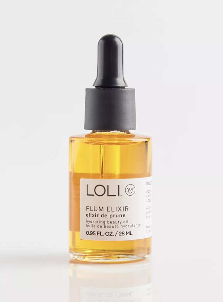 Loli Beauty Plum Elixir Organic Revitalizing Face Oil